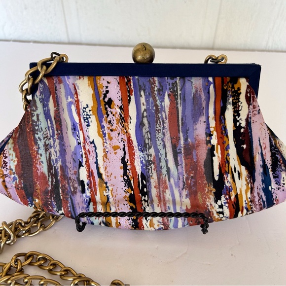 ARIA BY MARY FRANCES SATIN SHOULDER BAG - Picture 2 of 12